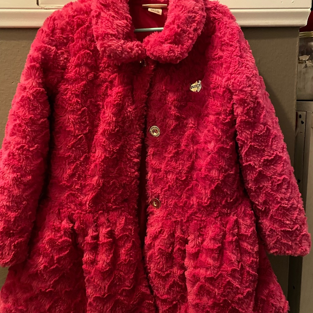 Girls Juicy Couture Pink Coat